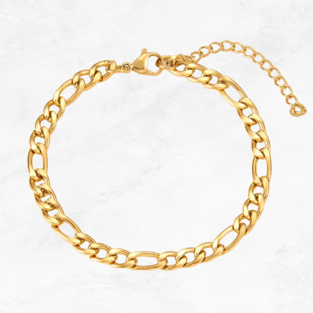 Figaro gullhúðað armband