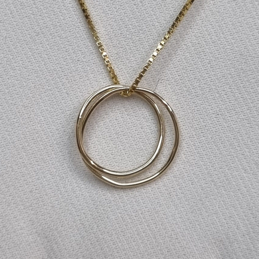 14 kt Tveir fíngerðir hringir.
