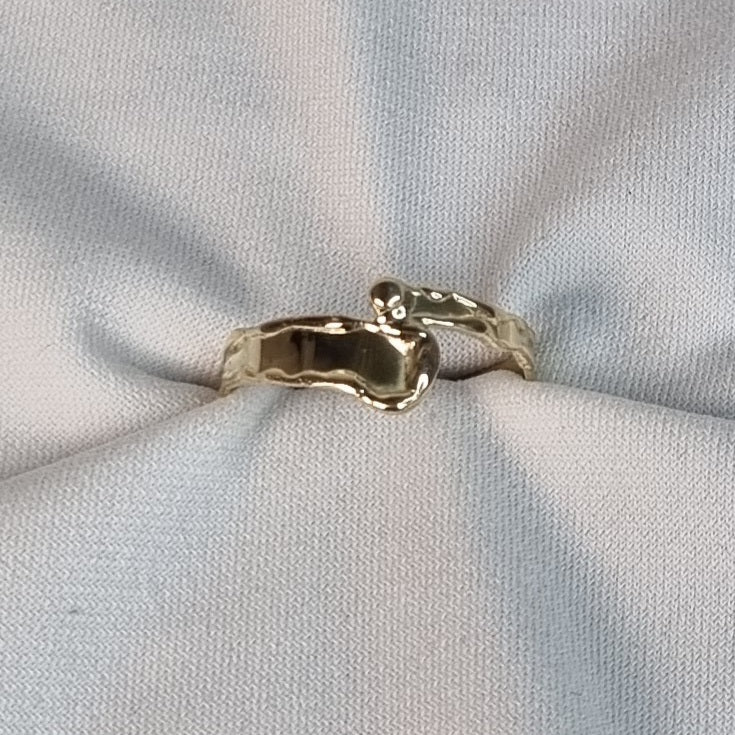 14kt gullhringur No 5