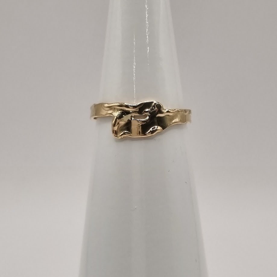 14kt gullhringur No 4