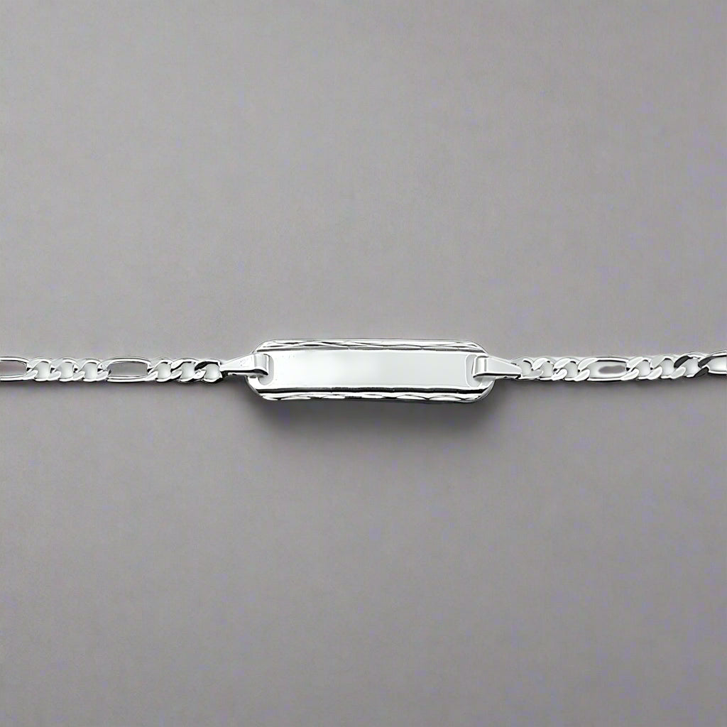 Silfur barna armband demantsskorið