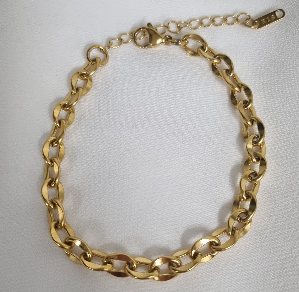 Gullhúðað armband