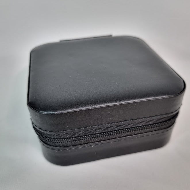 Skartgripaskrín svart matt 10x10