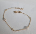 18kt gullhúðað armband með zirkon tíglum  no: 97409718