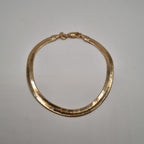 18kt gullhúðað slétt armband no: 29023018