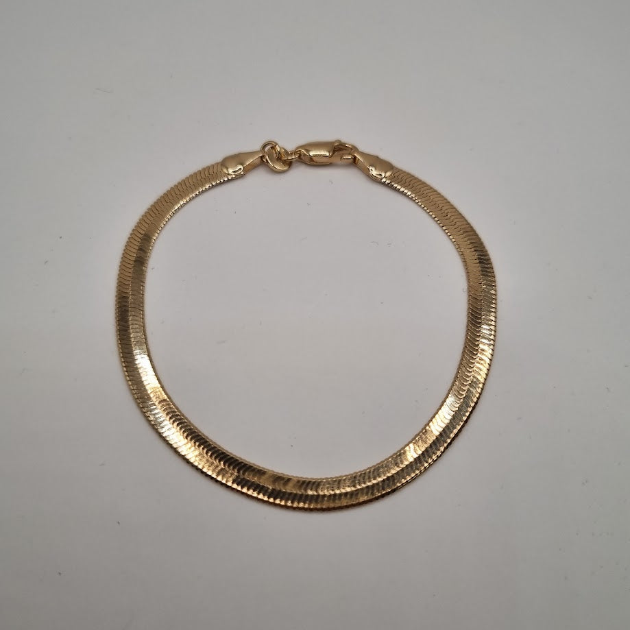18kt gullhúðað slétt armband no: 29023018