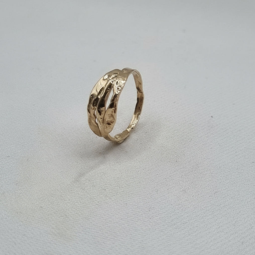 8kt Gullhringur No 10