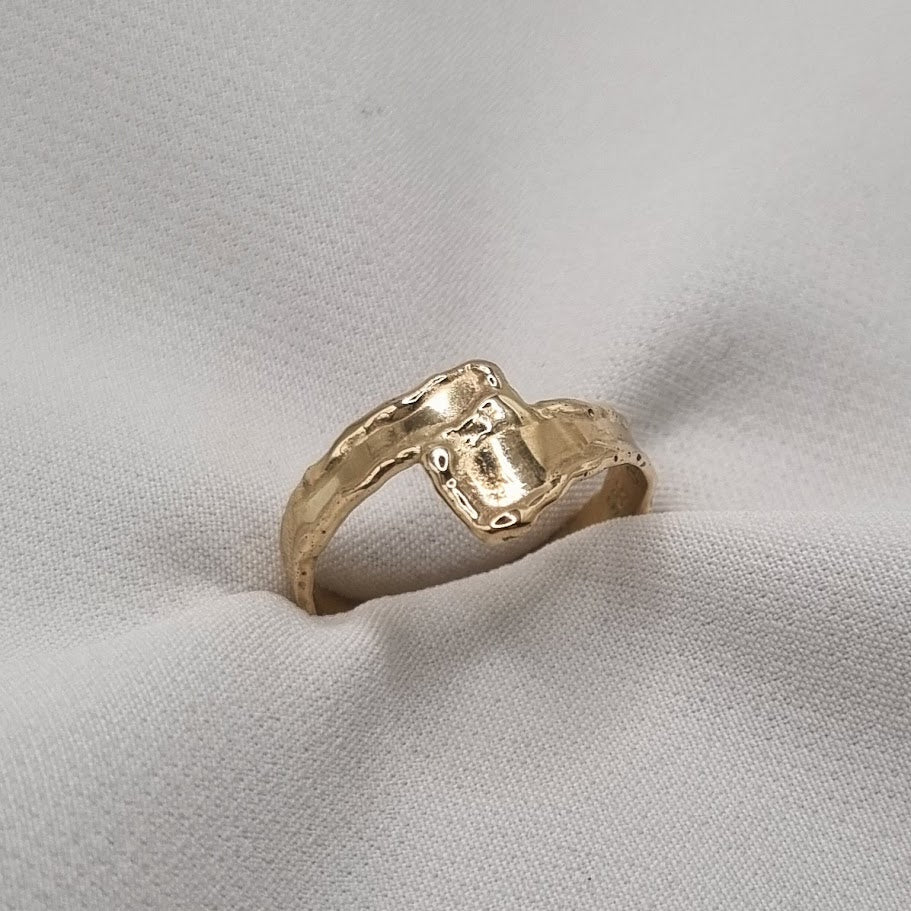 14kt gullhringur No 9