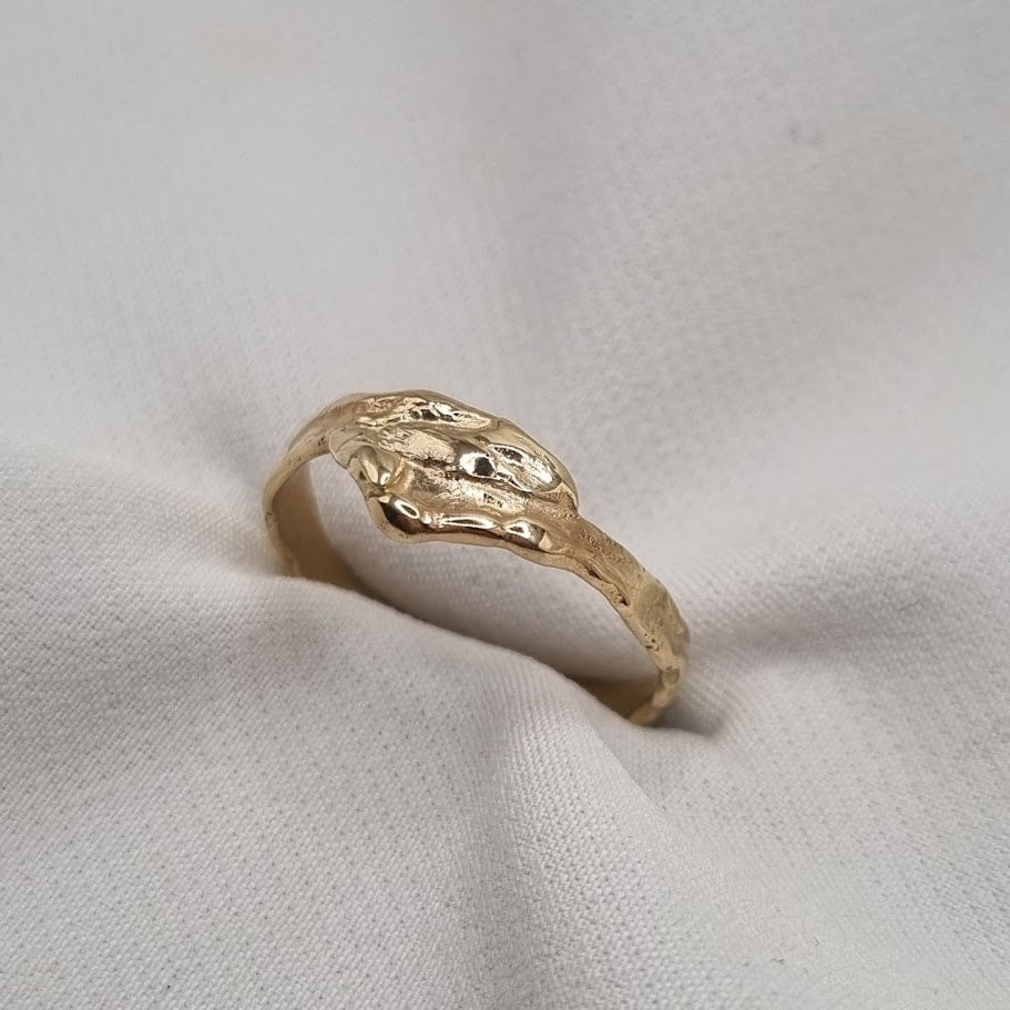 14 kt gull hringur No 14
