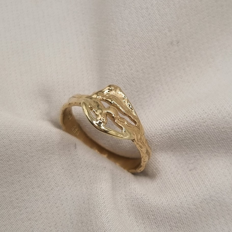 14kt Gull hringur No 3