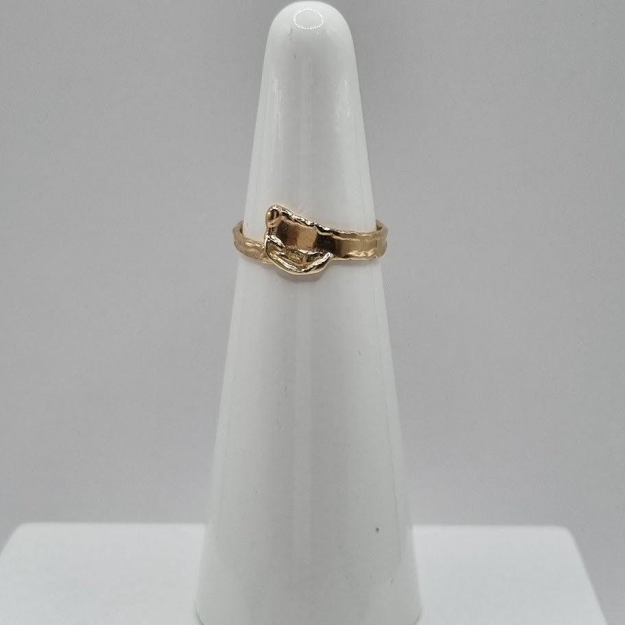 14kt gullhringur No 4