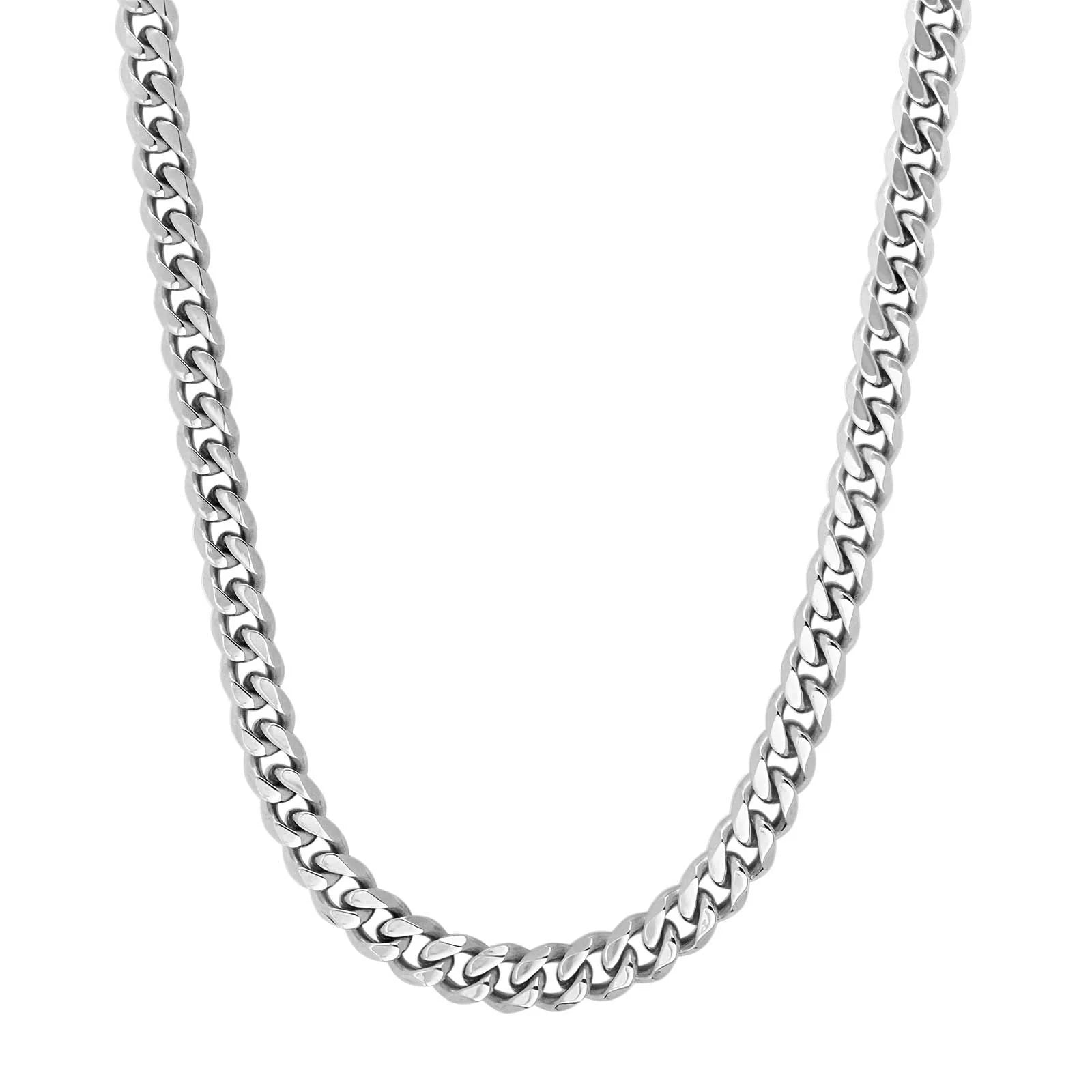 Stál hálskeðja flöt