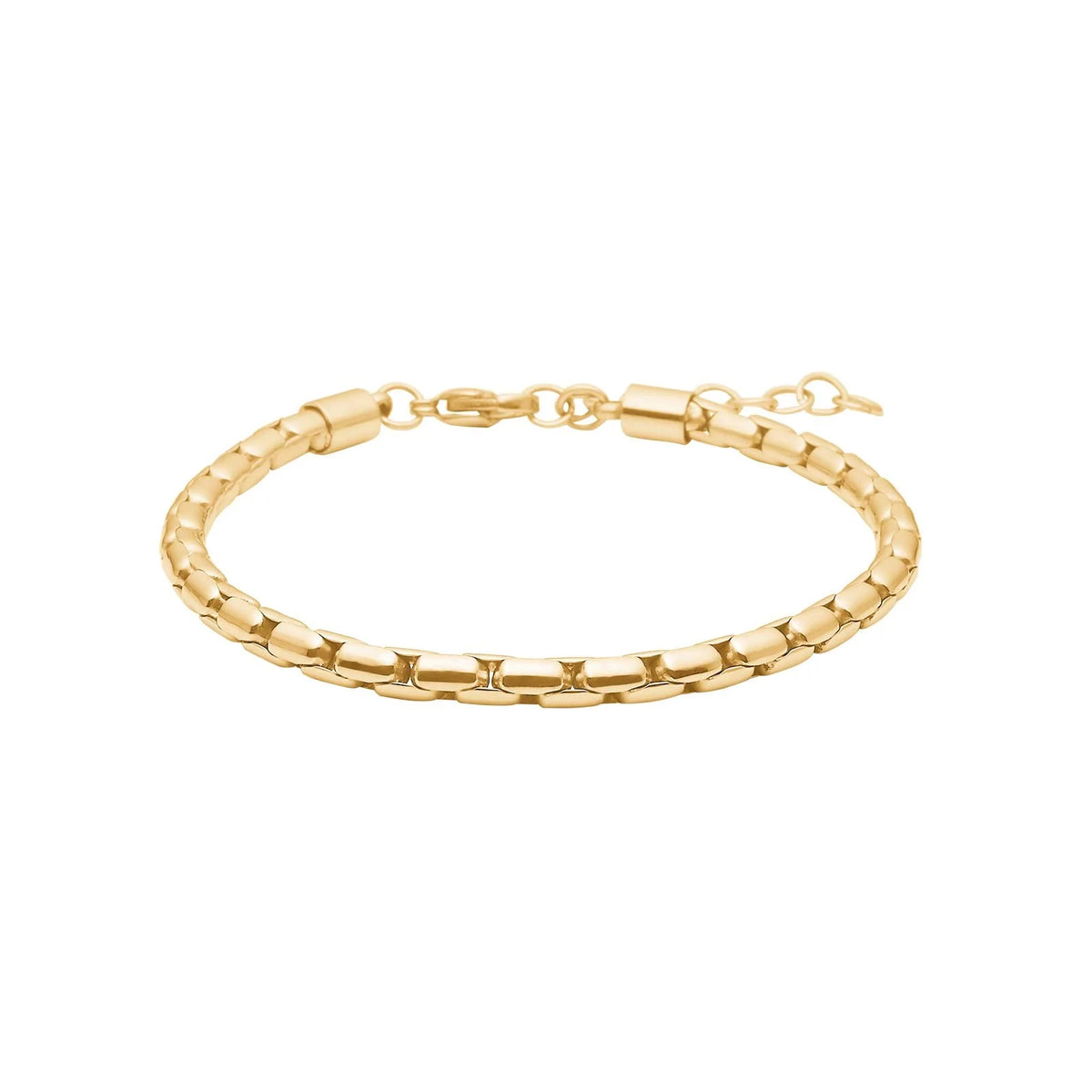 Gullhúðað stál armband