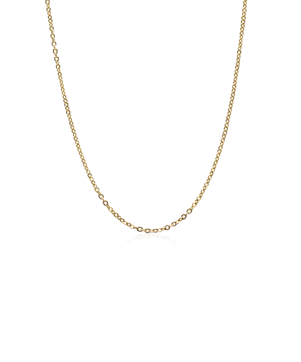 Gullhúðuð keðja 48-52cm