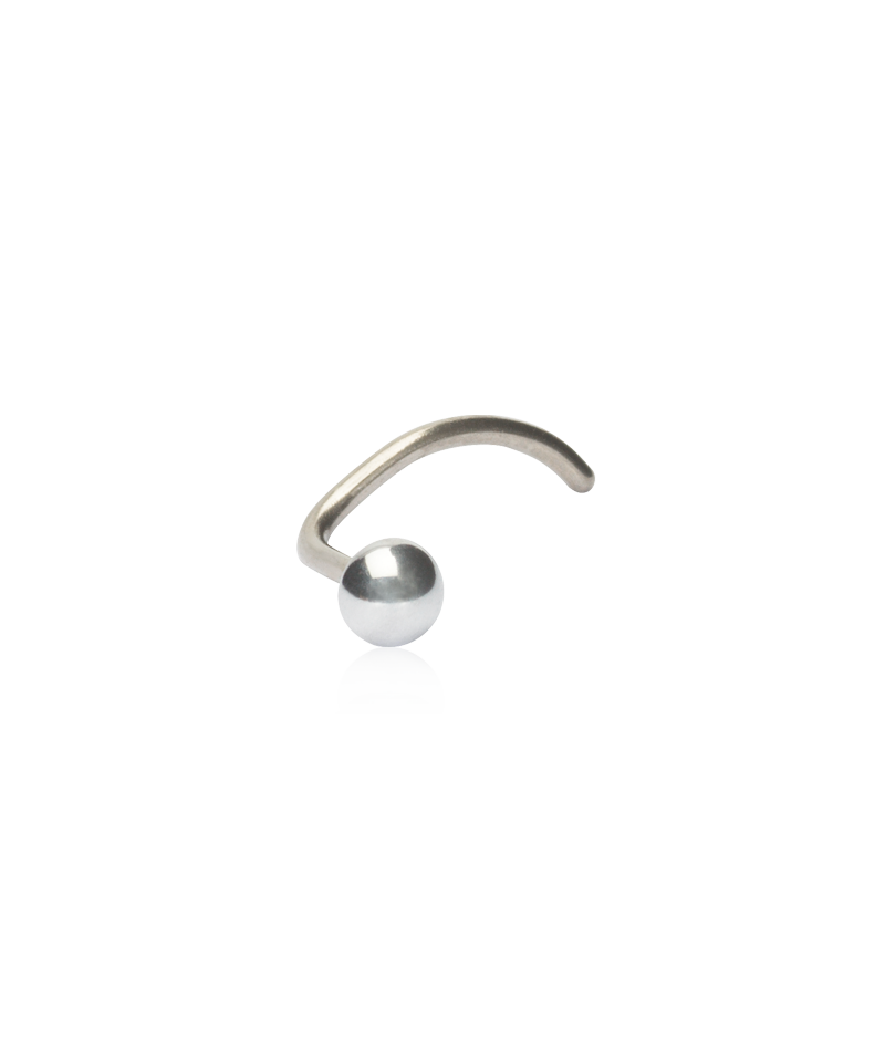 Silfur titanium neflokkur kúla